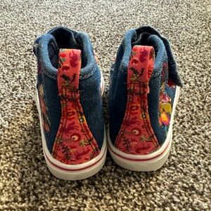 Spirit Riding Free Blue and Pink High-Top Toddler Sneakers